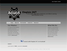 Tablet Screenshot of chaplain247.org